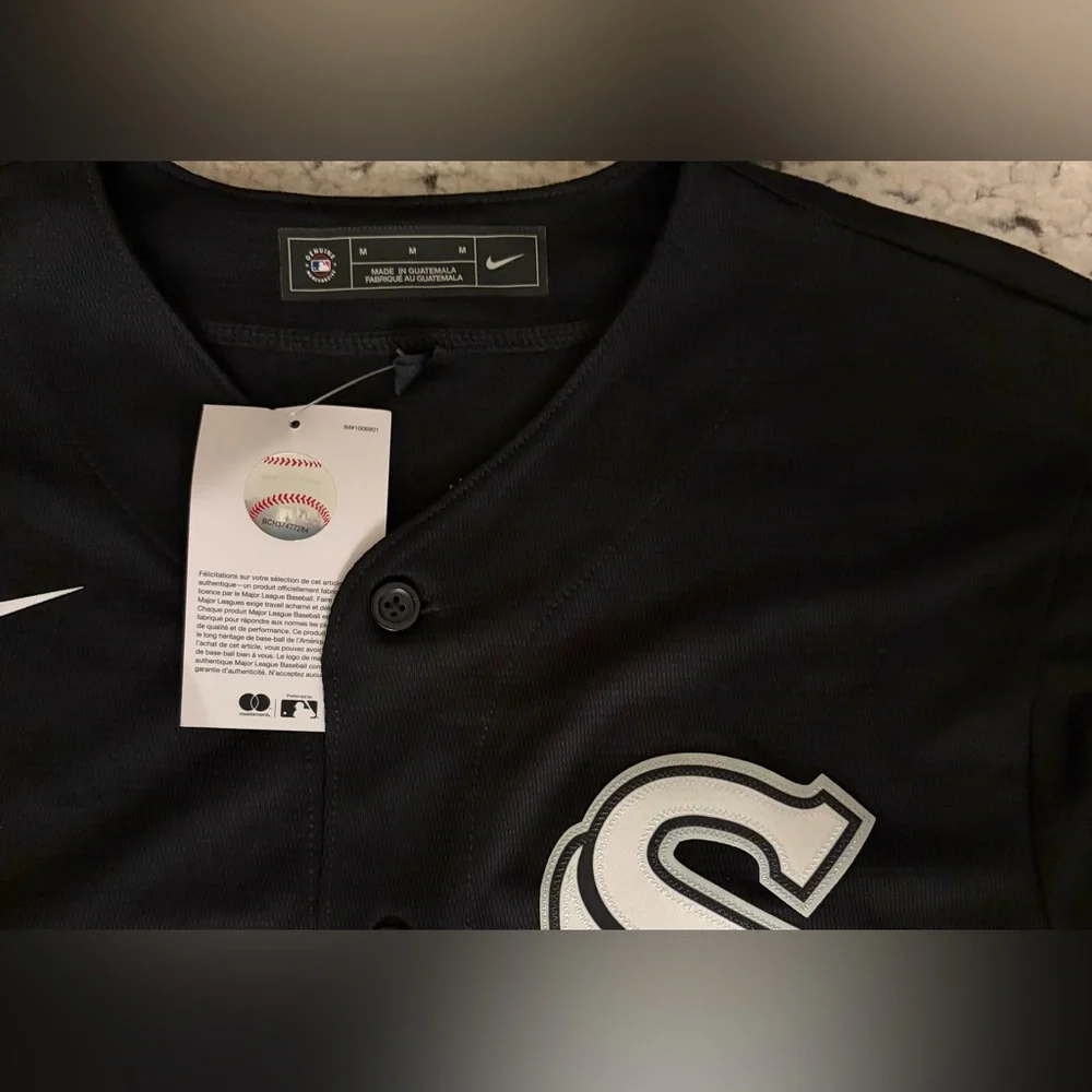 Nike Authentic White Sox Frank Thomas #35 World Series 2016 Jersey Men’s Sz: M - Picture 2 of 6